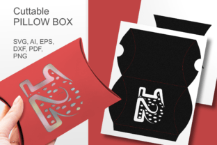 Number 12 Pillow Favor Box Template SVG · Creative Fabrica