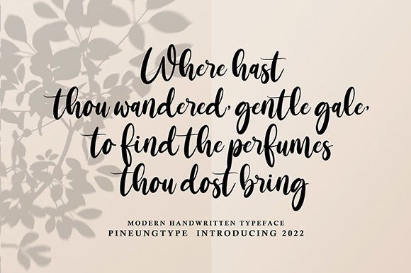 Pomotha Font PNG with transparent background - Preview 1