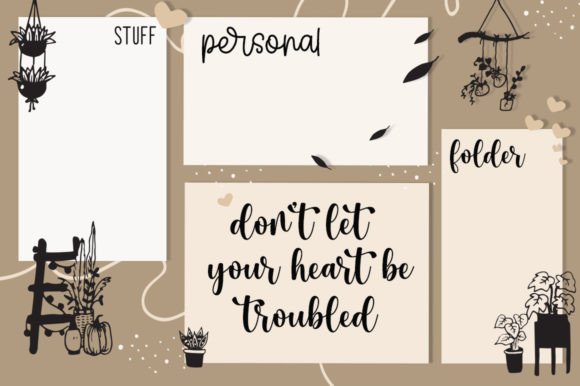 Senoritha Font PNG with transparent background - Preview 4