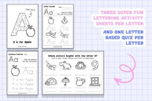 The Preschool Lettering Bundle Graphic by Lollipop Hand Drawn ...
