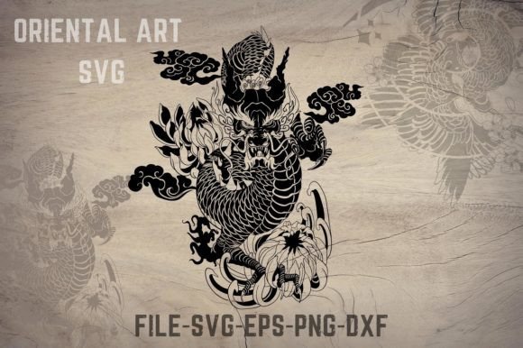Oriental Art Dragon