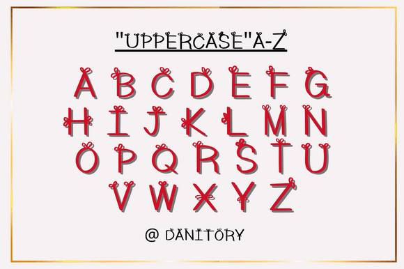 Bowky Font PNG with transparent background - Preview 1