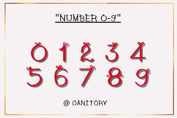 Bowky Font PNG with transparent background - Preview 2