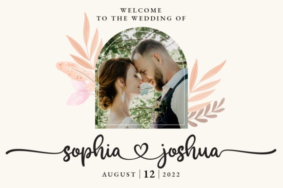 Blushing Font - Preview 1