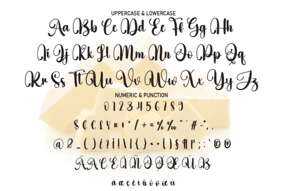Butter Signature Font - Preview 3