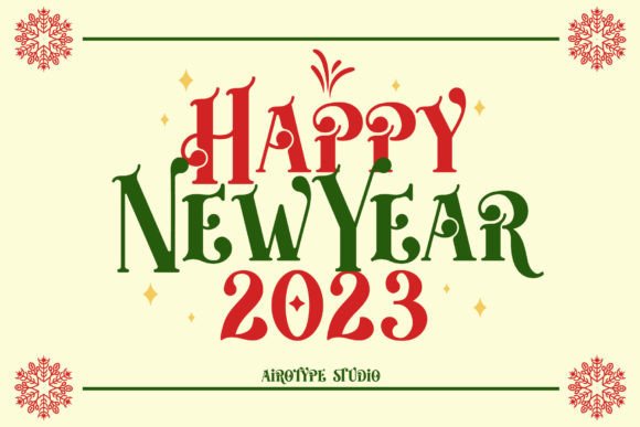 Christmas Moonday Font PNG with transparent background - Preview 2