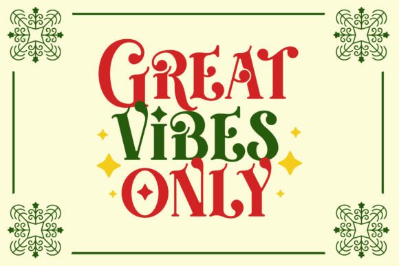 Christmas Moonday Font PNG with transparent background - Preview 3