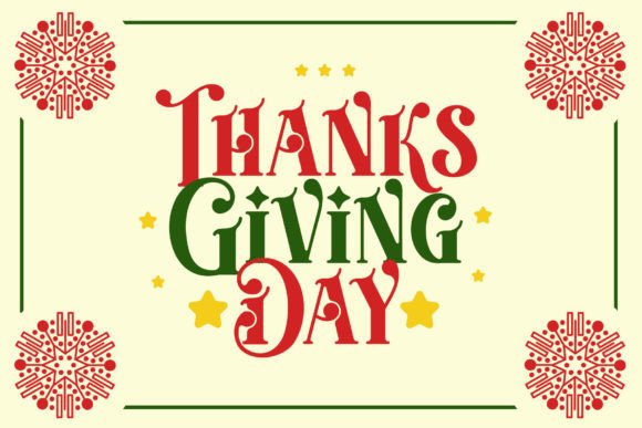 Christmas Moonday Font PNG with transparent background - Preview 4
