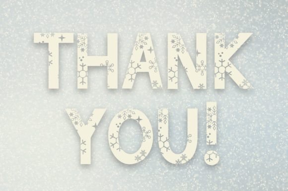 Christmas Snow Font - Preview 3