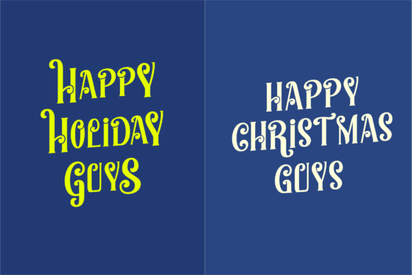 Christmas Sundaylab Font - Preview 2