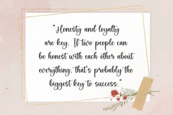 Country Wedding Font - Preview 1
