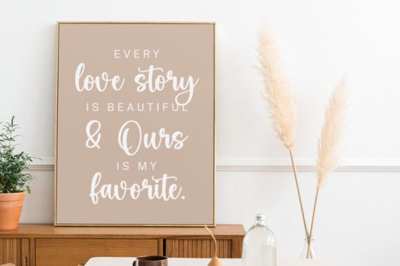 Country Wedding Font - Preview 4
