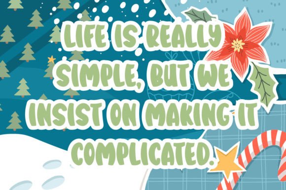 December Font - Preview 1