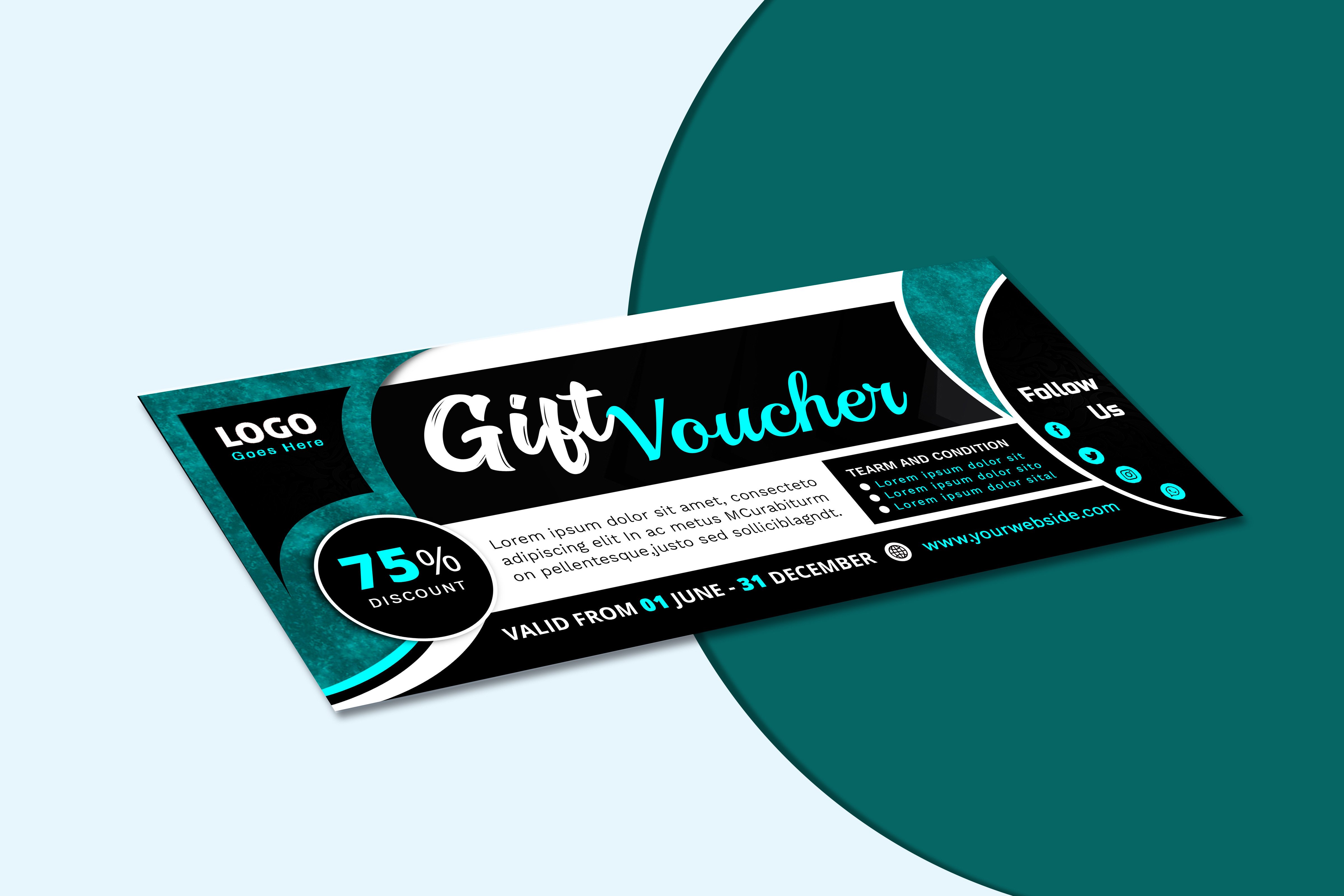 Discount Gift Voucher Design