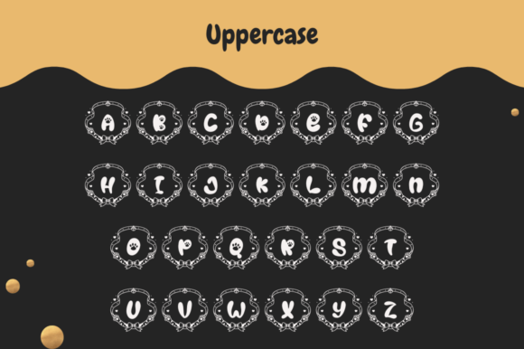 Dolly Cat Monogram Font - Preview 4