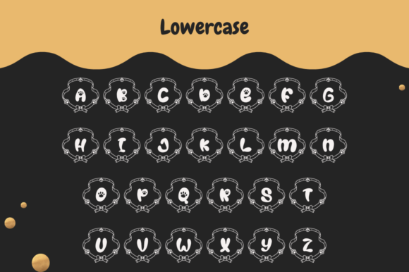 Dolly Cat Monogram Font - Preview 5