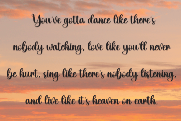 Goddess Font PNG with transparent background - Preview 5