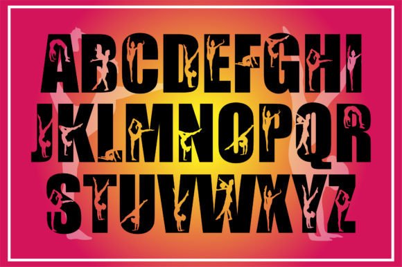 Gymnastics Font - Preview 1