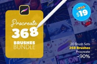 Procreate Brushes Bundle Bundle · Creative Fabrica