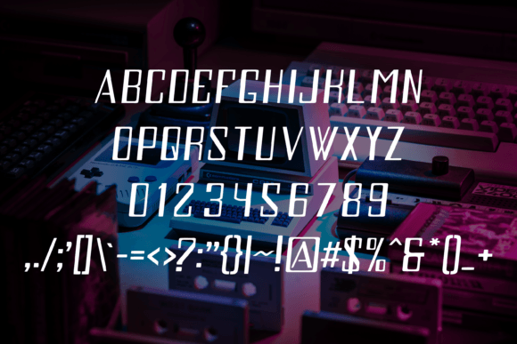 Rogotanic Font PNG with transparent background - Preview 1