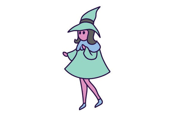 Pastel Goth Witch - Sticker