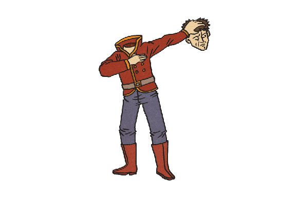 Headless Knight Dabbing