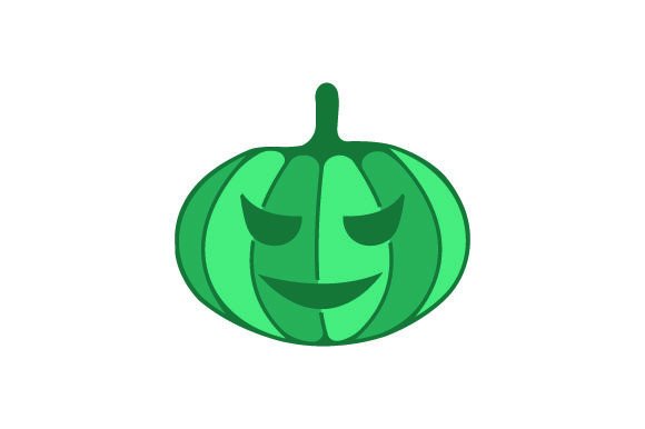 Emerald Green Striped Pumpkin