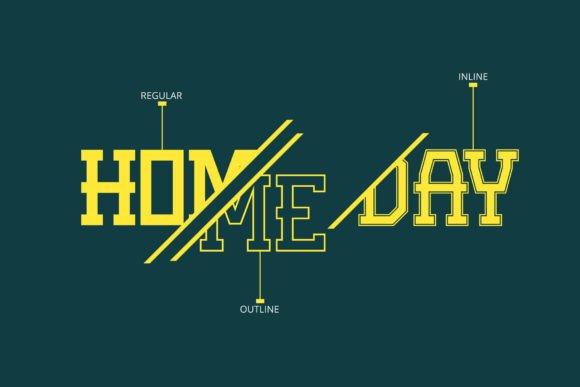 Away Day Sport Family Font - Preview 1