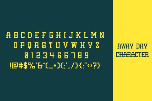 Away Day Sport Family Font - Preview 3