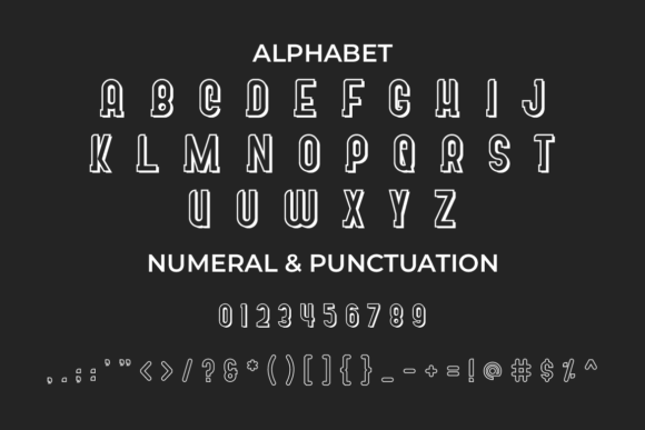 Bludrug Font - Preview 1