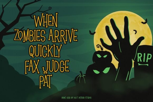 Bone Lock Font - Preview 5