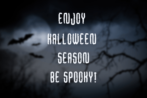 Boo Halloween Font - Preview 2