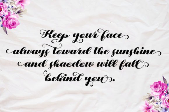 Caitya Script Font - Preview 2