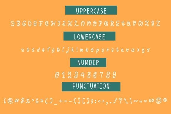 Christmas Brown Font PNG with transparent background - Preview 1