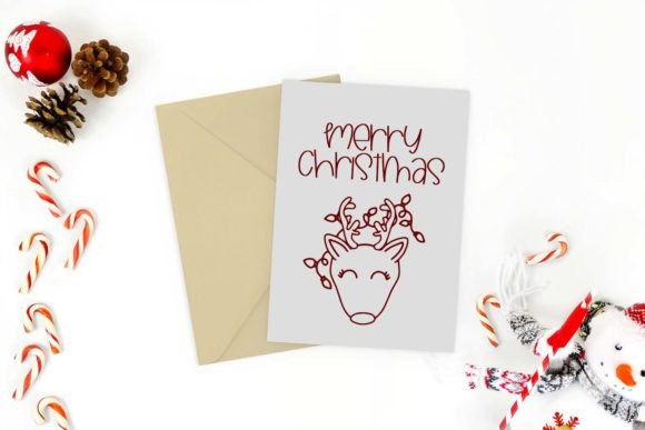 Christmas Doodles Font - Preview 2