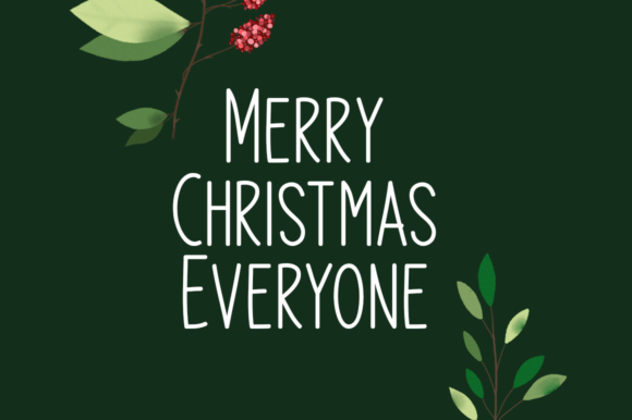 Christmas Glee Font - Preview 3