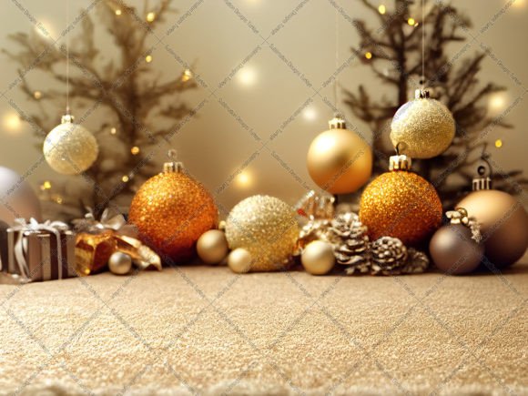 Christmas Product Background Mockup Illustration Noël et Nouvel An Par sublimation.designs.tr