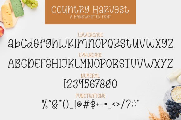 Country Harvest Font - Preview 6