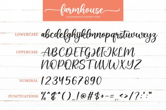 Farmhouse Font - Preview 6