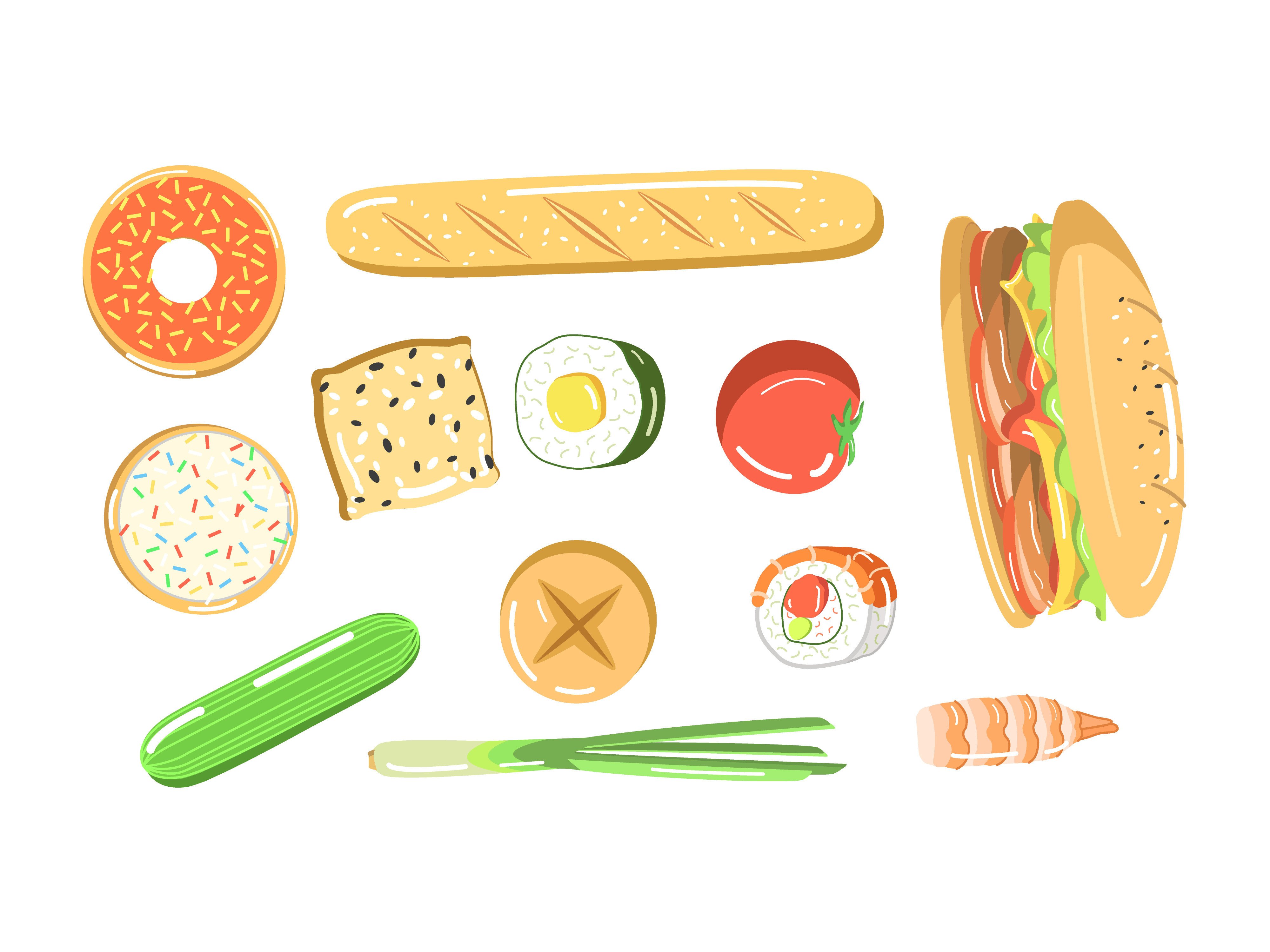 Food Illustration for World Food Day
