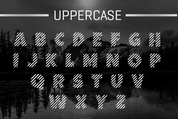 Linean Font PNG with transparent background - Preview 1