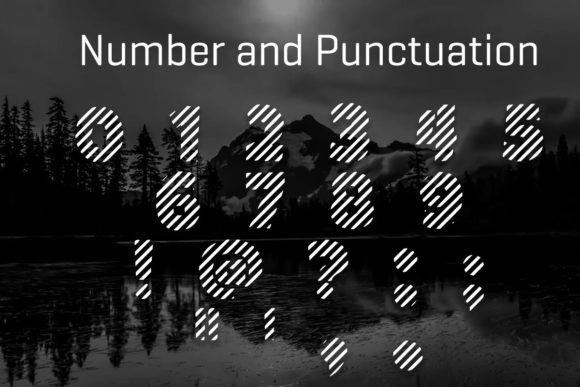 Linean Font PNG with transparent background - Preview 2
