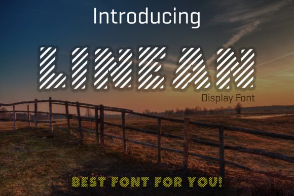 Linean Font PNG with transparent background - Preview 5