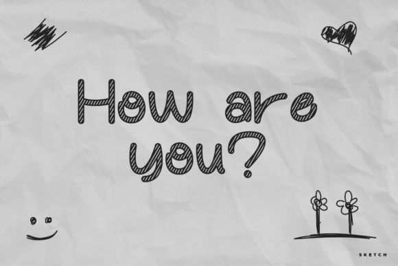 Partty Font PNG with transparent background - Preview 2