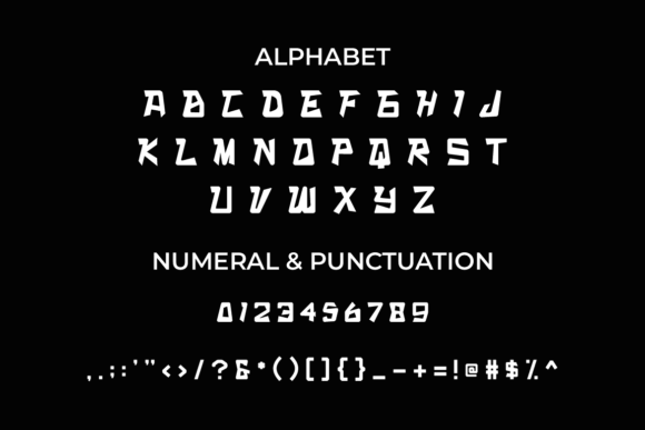 Qazahne Font font preview - 1