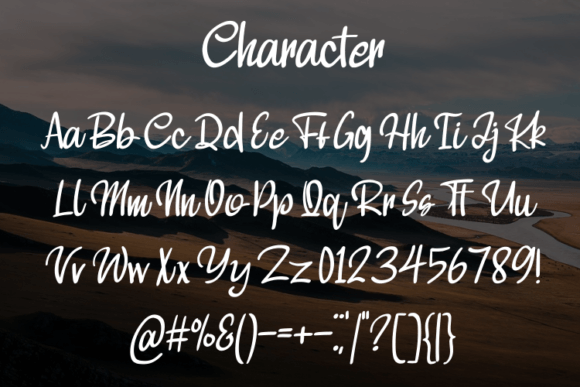 Quind Love Font PNG with transparent background - Preview 3