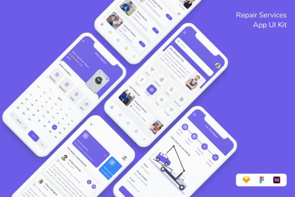 AI Project Management App UI Kit Graphic by betush · Creative Fabrica