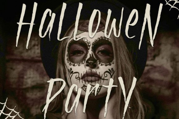 Skull Stealth Font PNG with transparent background - Preview 1