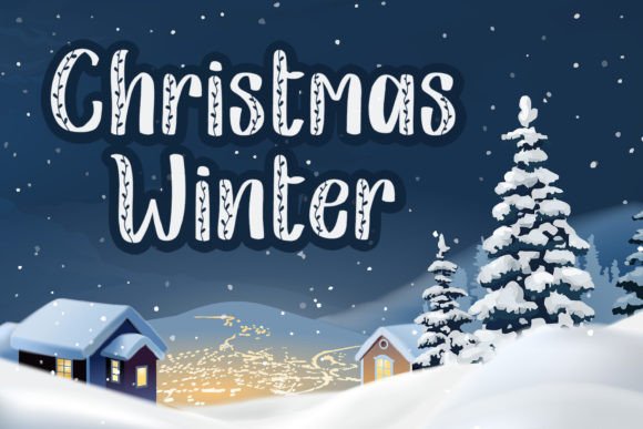 Christmas Leaf Font - Preview 5