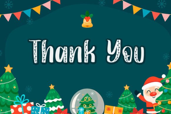 Christmas Leaf Font - Preview 6